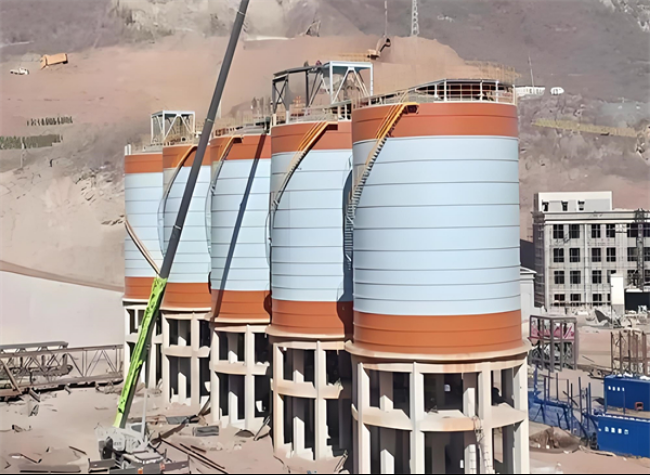 穆棱高架钢板仓